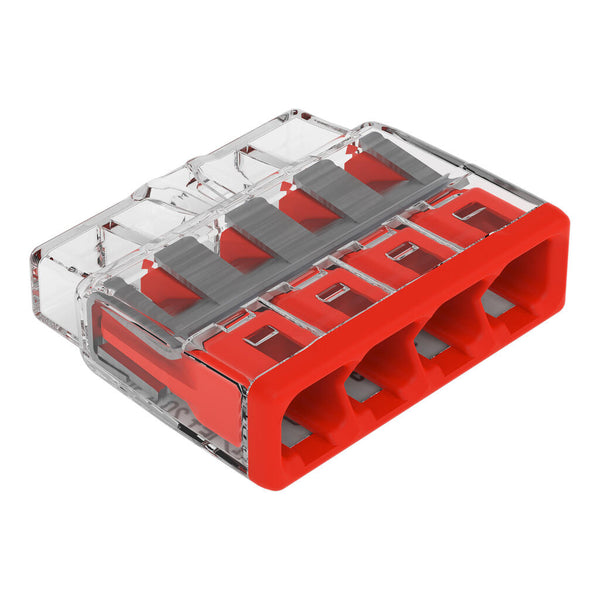 WAGO 2773-404 PUSHWIRE® 4-Conductor Splicing Connector
