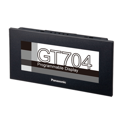 Panasonic AIG704WMN1B2 GT704 4.6 in., RS232C,24VDC Black, SDCard Slot (white/pink/red backlight)