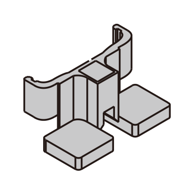 Panasonic MS-EX-F6-2 MOUNTING BRACKET FOR EX-F62 (PVC)