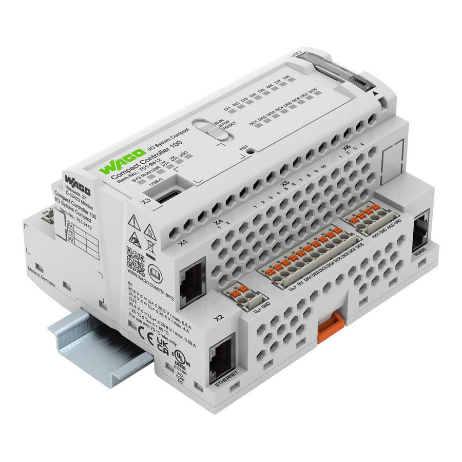 WAGO 751-9412 Compact Controller 100 Secure (Image: WAGO)