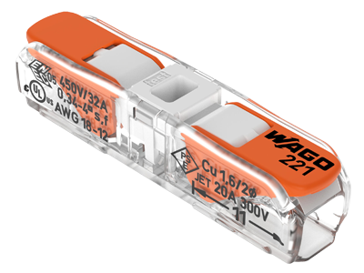 WAGO 221-2401 inline splicing connector
