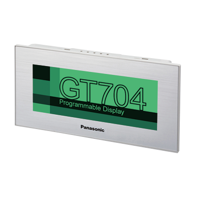 Panasonic AIG704WGN1S2 GT704 4.6 in., RS232C,24VDC Silver, SDCard Slot (green/orange/red backlight)