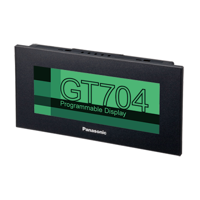 Panasonic AIG704WGNMB2 GT704 4.6 in., RS422/485,24VDC Black, SDCard Slot (green/orange/red backlight)