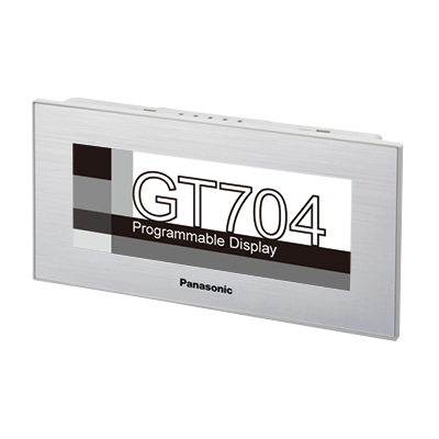 Panasonic AIG704WMNMS2 GT704 4.6 in., RS422/485,24VDC Silver, SDCard Slot (white/pink/red backlight)