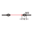 Panasonic FT-32 M3 threaded fiber with built-in lense
