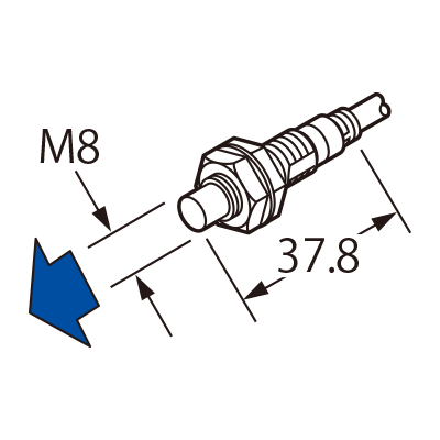 Panasonic GX-308ML-A-N M8 Threaded Non-Shielded NPN NO