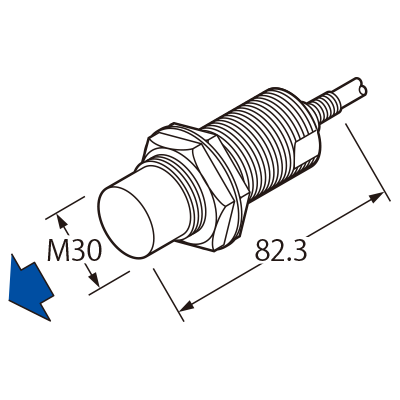 Panasonic GX-330MLK-A-P-Z M30 Thread Non-Shid PNP NO M8 Con LR