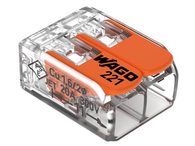 WAGO 221-412 LEVER-NUT splicing connector